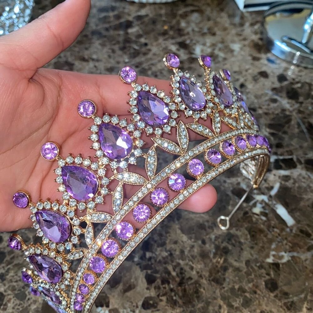 Queen Crown Rhinestone Wedding